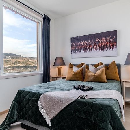 Mjos Tower Apartment - Lovely City View Sjusjøen Εξωτερικό φωτογραφία