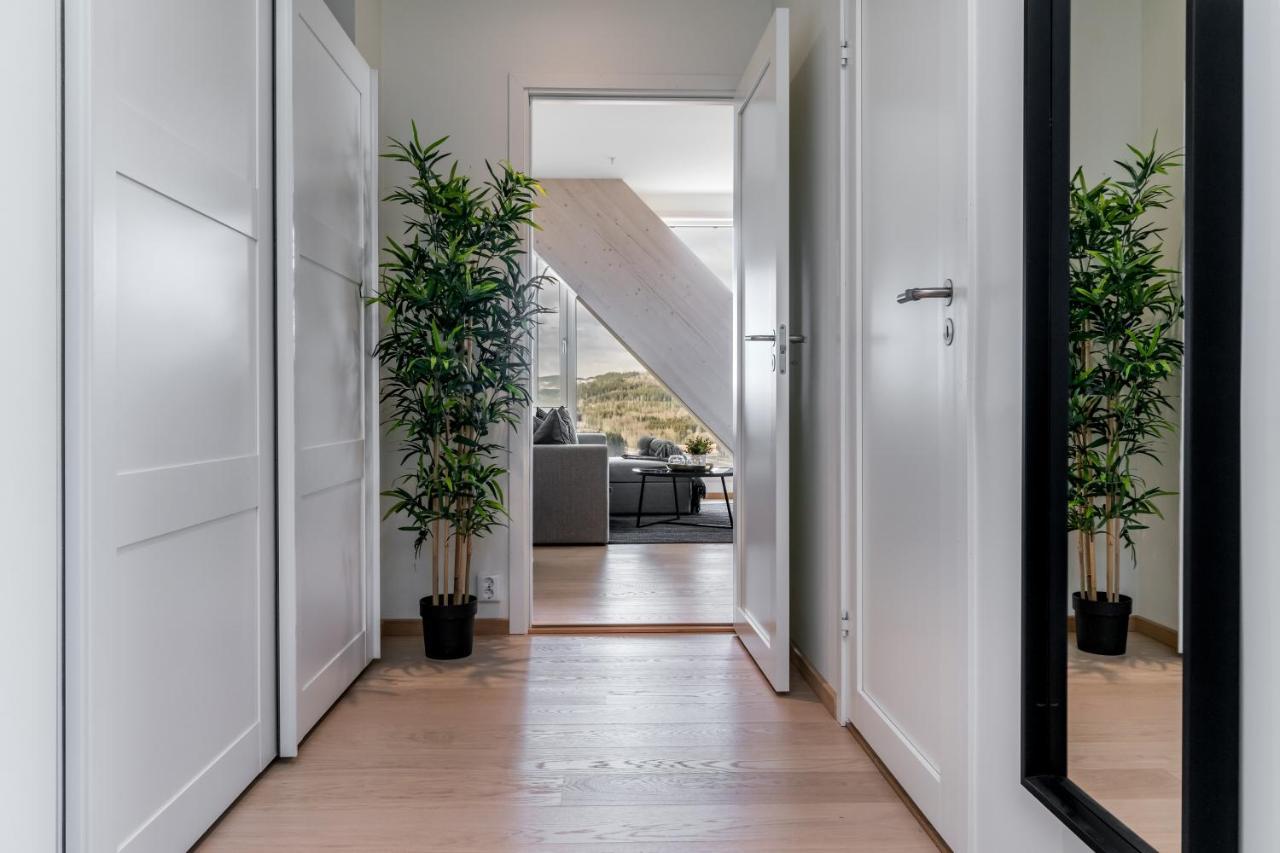 Mjos Tower Apartment - Lovely City View Sjusjøen Εξωτερικό φωτογραφία