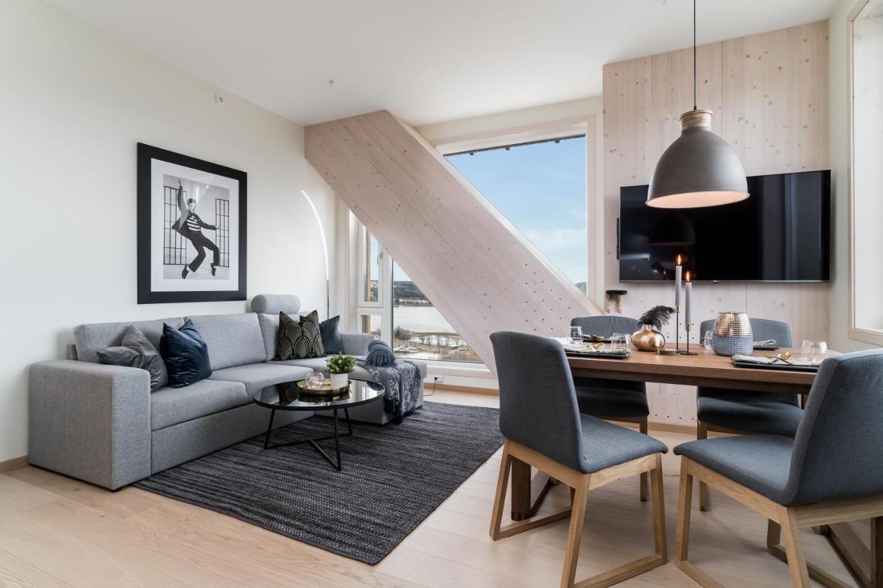 Mjos Tower Apartment - Lovely City View Sjusjøen Εξωτερικό φωτογραφία